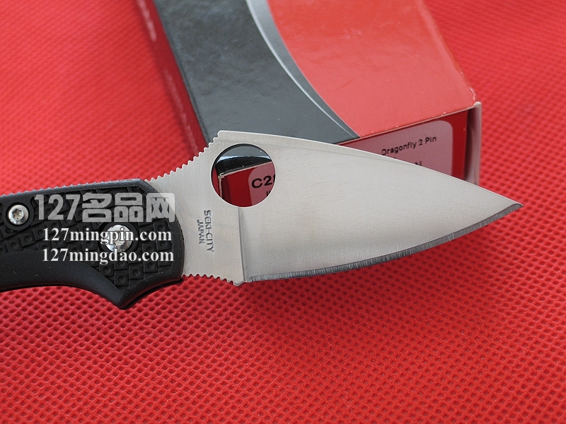 美国蜘蛛SPYDERCO C28PBK2 蜻蜓2代FRN柄