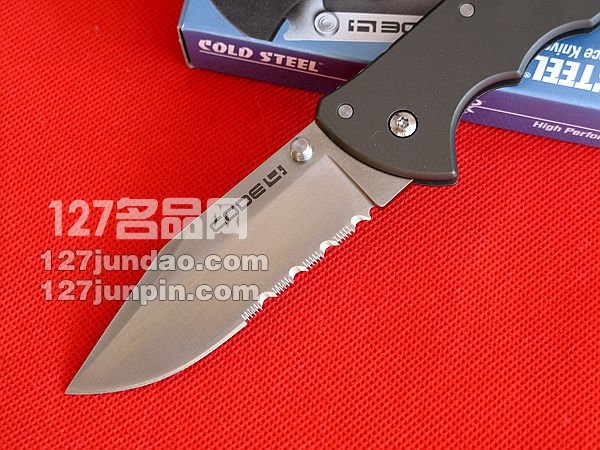 Cold Steel 美国冷钢 58TPCH 承担者半齿战术折刀 正品名刀