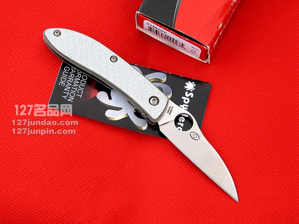 美国蜘蛛SPYDERCO C159GFP 纤维柄全刃折刀 127名刀网