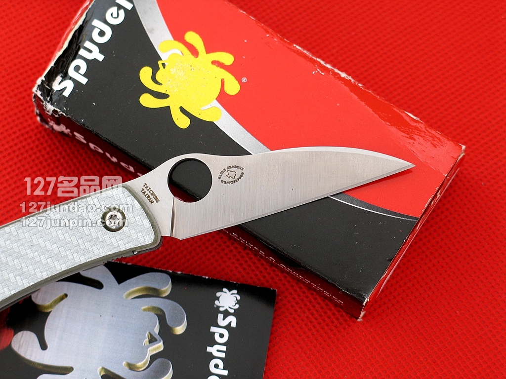 美国蜘蛛SPYDERCO C159GFP 纤维柄全刃折刀 127名刀网