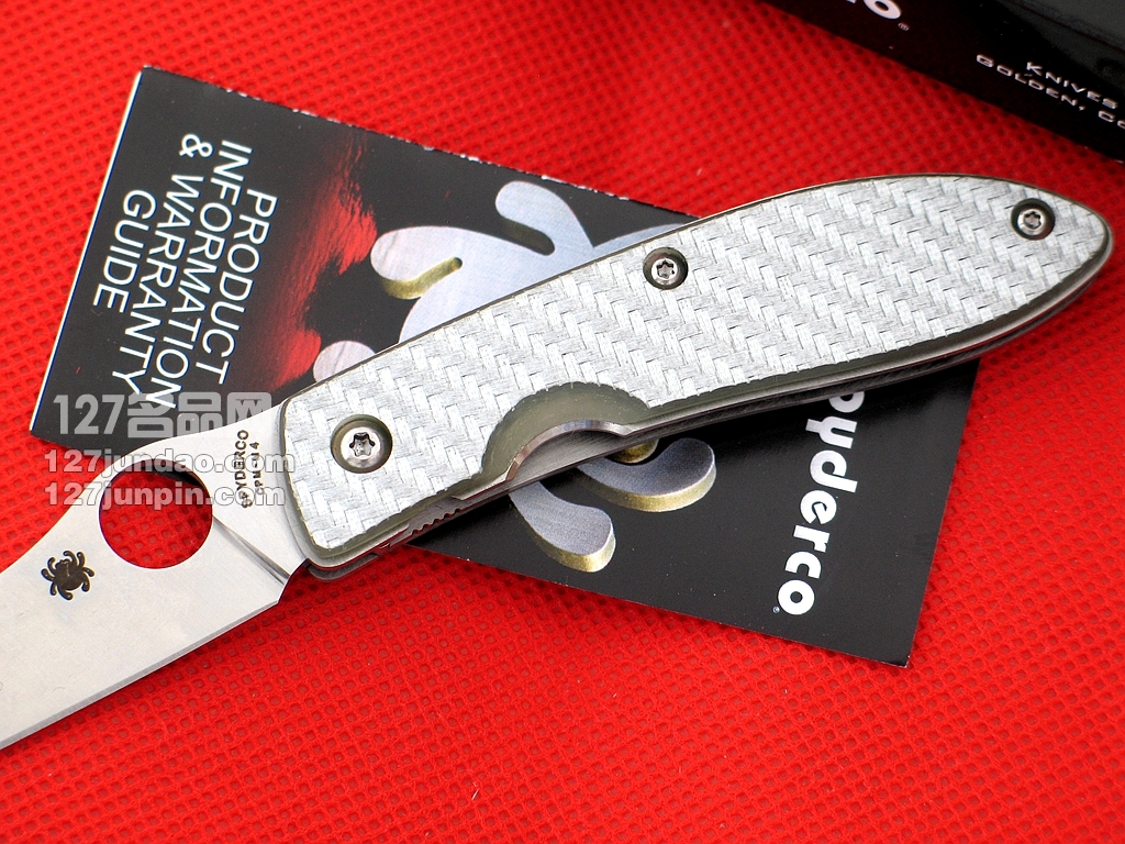 美国蜘蛛SPYDERCO C159GFP 纤维柄全刃折刀 127名刀网