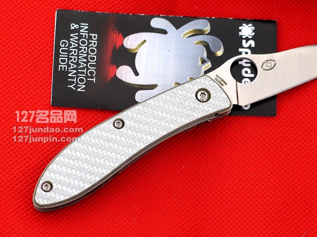 美国蜘蛛SPYDERCO C159GFP 纤维柄全刃折刀 127名刀网