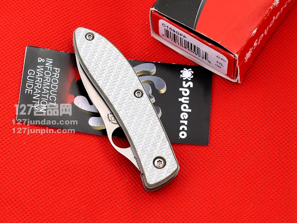 美国蜘蛛SPYDERCO C159GFP 纤维柄全刃折刀 127名刀网